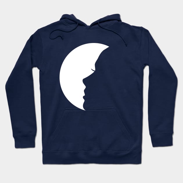 Moon Face Hoodie by muredesigner